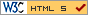 Valid HTML 5